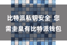 比特派私钥安全  您需圭臬有比特派钱包