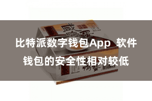 比特派数字钱包App  软件钱包的安全性相对较低