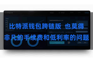 比特派钱包跨链版  也莫得非凡的手续费和低利率的问题