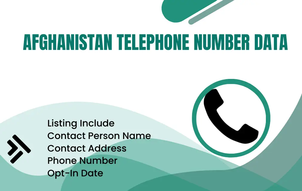 Afghanistan Telephone Number Data
