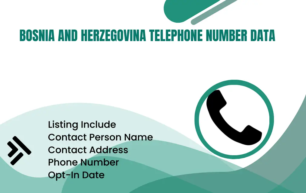Bosnia and Herzegovina Telephone Number Data
